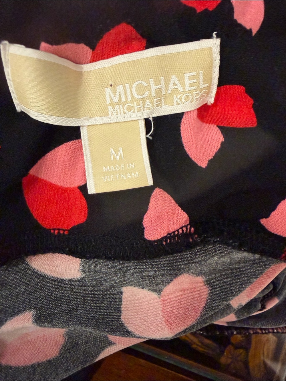 Michael’s Kors Women's Black Jumpsuit with Pink Heart Print - Picture 11 of 11